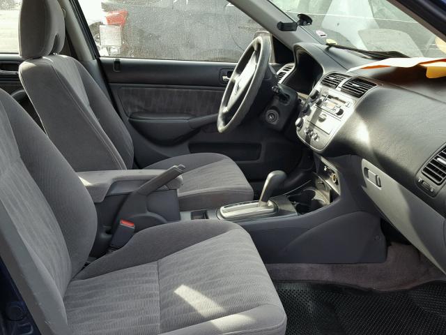 JHMES26714S001103 - 2004 HONDA CIVIC EX Mavi foto 5