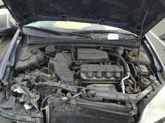 JHMES26714S001103 - 2004 HONDA CIVIC EX Mavi foto 7