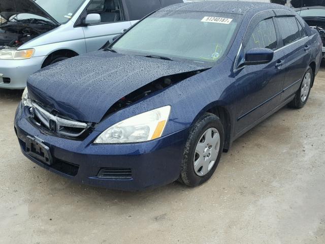 1HGCM56416A114358 - 2006 HONDA ACCORD LX BLUE photo 2