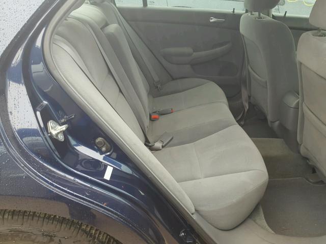 1HGCM56416A114358 - 2006 HONDA ACCORD LX BLUE photo 6