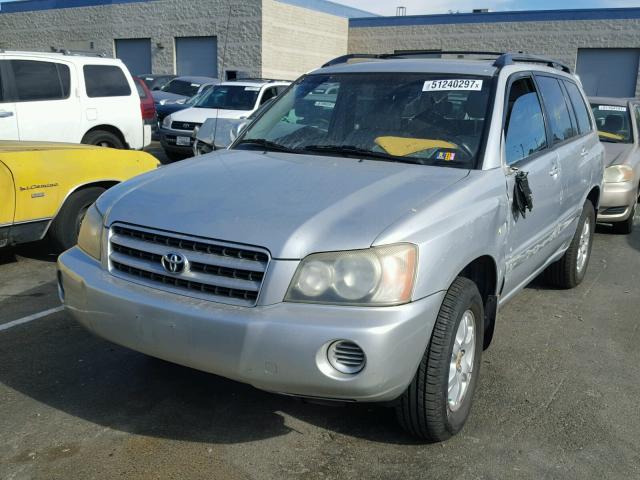 JTEGF21AX30076194 - 2003 TOYOTA HIGHLANDER SILVER photo 2