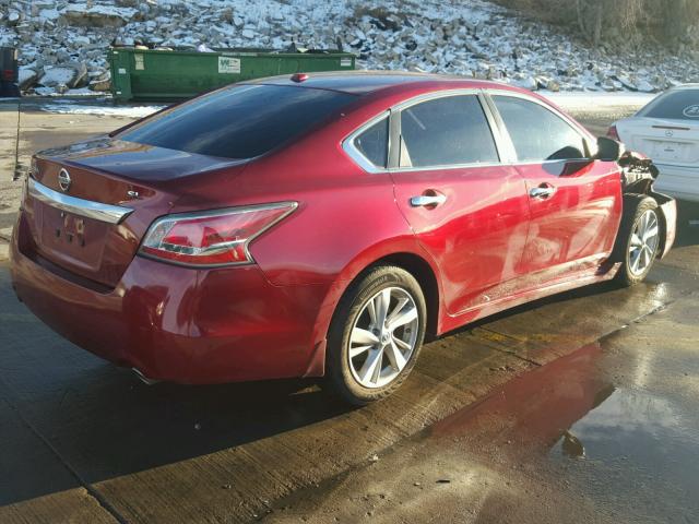 1N4AL3AP2FN889409 - 2015 NISSAN ALTIMA 2.5 RED photo 4