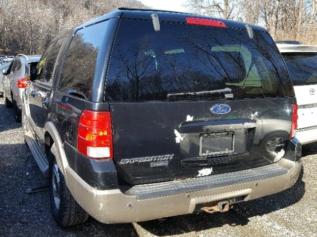 1FMFU18L24LA17336 - 2004 FORD EXPEDITION BLACK photo 3