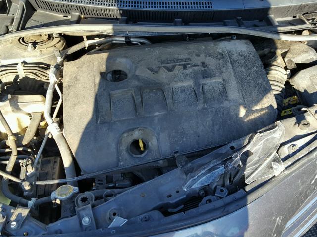 2T1BU4EE9DC933612 - 2013 TOYOTA COROLLA BA GRAY photo 7