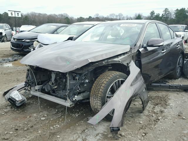 JN1BV7AP3EM670272 - 2014 INFINITI Q50 BASE Marrón foto 2