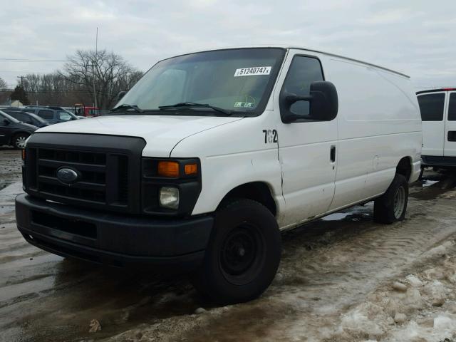 1FTNE24W98DA90044 - 2008 FORD ECONOLINE WHITE photo 2