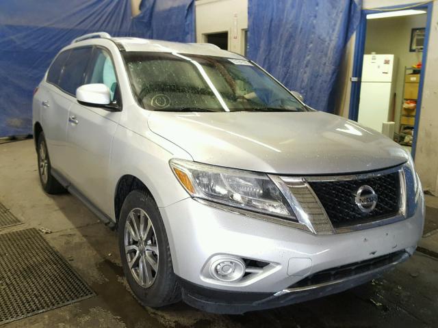 5N1AR2MM5EC624672 - 2014 NISSAN PATHFINDER SILVER photo 1