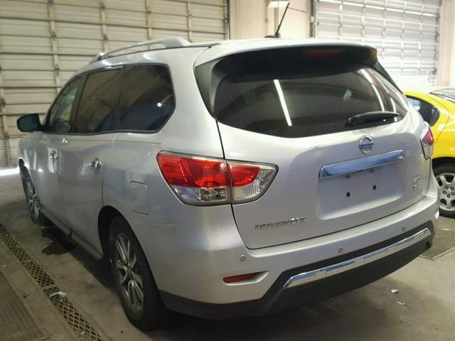 5N1AR2MM5EC624672 - 2014 NISSAN PATHFINDER SILVER photo 3