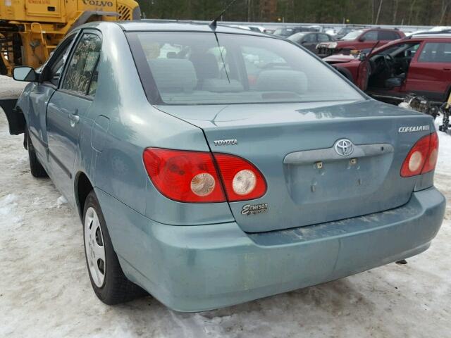 1NXBR32E35Z368211 - 2005 TOYOTA COROLLA CE TEAL photo 3