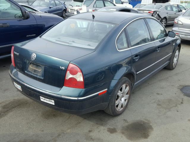 WVWRH63B81P101490 - 2001 VOLKSWAGEN PASSAT GLX 绿色 照片 4