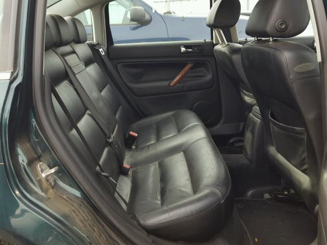 WVWRH63B81P101490 - 2001 VOLKSWAGEN PASSAT GLX 绿色 照片 6