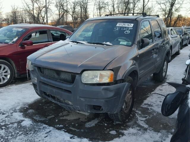 1FMYU03182KD56825 - 2002 FORD ESCAPE XLT GRAY photo 2