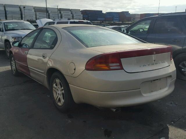 2B3HD56J5WH160062 - 1998 DODGE INTREPID E GOLD photo 3