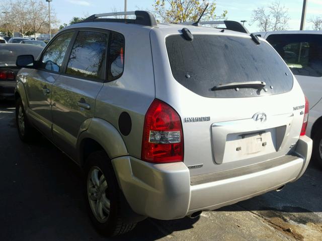 KM8JN72D96U357172 - 2006 HYUNDAI TUCSON GLS SILVER photo 3