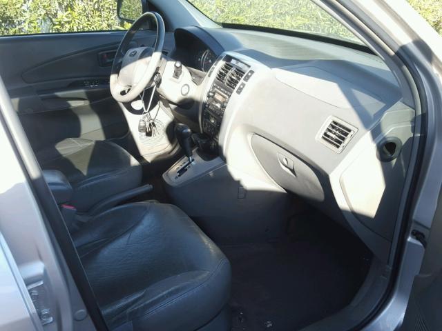 KM8JN72D96U357172 - 2006 HYUNDAI TUCSON GLS SILVER photo 5