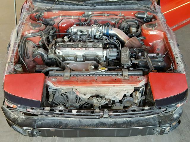 JT2AT86F7L0019308 - 1990 TOYOTA CELICA ST RED photo 7