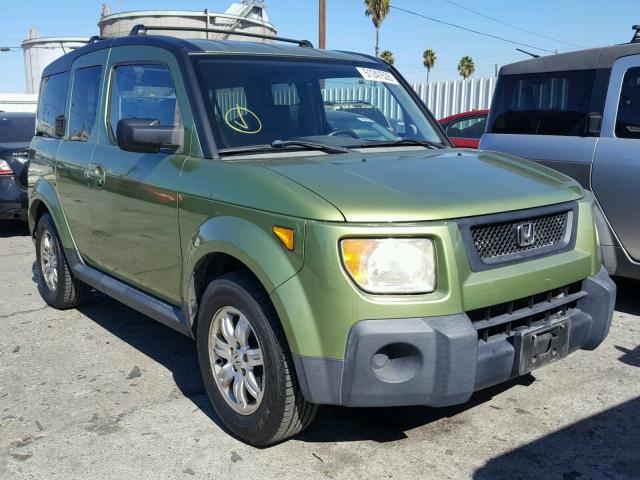 5J6YH287X6L020606 - 2006 HONDA ELEMENT EX GREEN photo 1