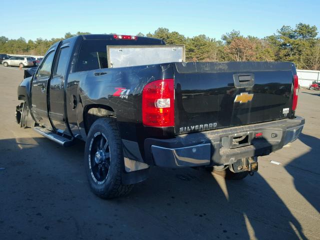 1GC2KXG83CZ280218 - 2012 CHEVROLET SILVERADO BLACK photo 3