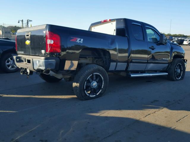 1GC2KXG83CZ280218 - 2012 CHEVROLET SILVERADO BLACK photo 4