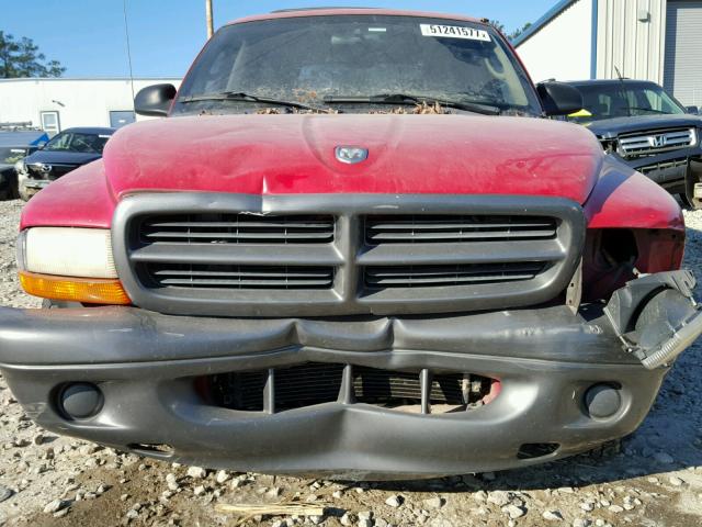 1B4HR38NX2F133288 - 2002 DODGE DURANGO SP RED photo 9