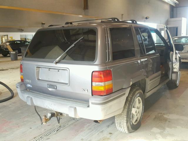 1J4GZ58Y2RC111814 - 1994 JEEP GRAND CHER GRAY photo 4