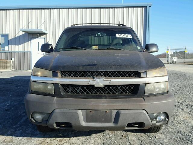 3GNEK13T43G133380 - 2003 CHEVROLET AVALANCHE GRAY photo 9