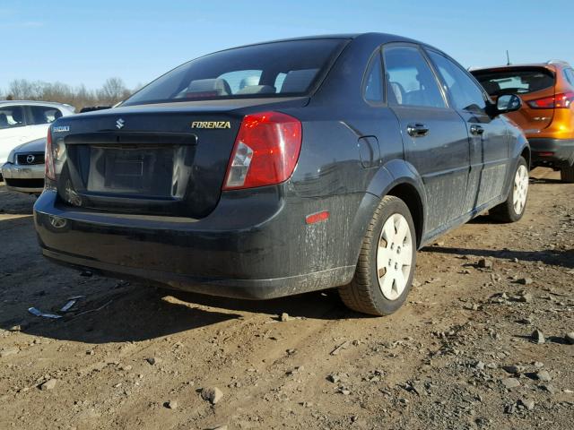 KL5JD56Z97K516597 - 2007 SUZUKI FORENZA BA BLACK photo 4