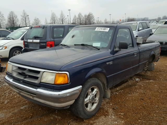 1FTCR10A2SUB99890 - 1995 FORD RANGER BLUE photo 2