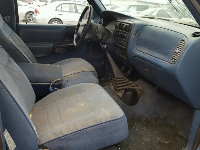 1FTCR10A2SUB99890 - 1995 FORD RANGER BLUE photo 5