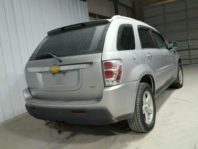 2CNDL73F066113363 - 2006 CHEVROLET EQUINOX LT SILVER photo 4