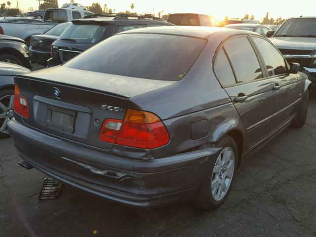 WBAAV33401FU81367 - 2001 BMW 325 I GRAY photo 4