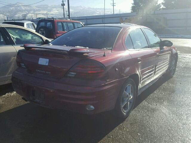 1G2NF52F62C130812 - 2002 PONTIAC GRAND AM S RED photo 4