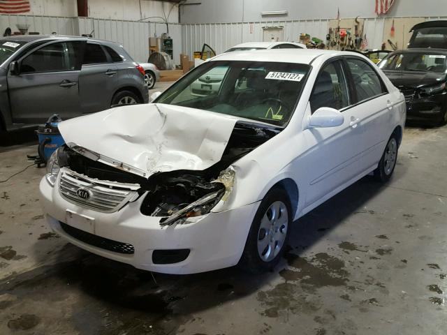 KNAFE121375439596 - 2007 KIA SPECTRA EX WHITE photo 2