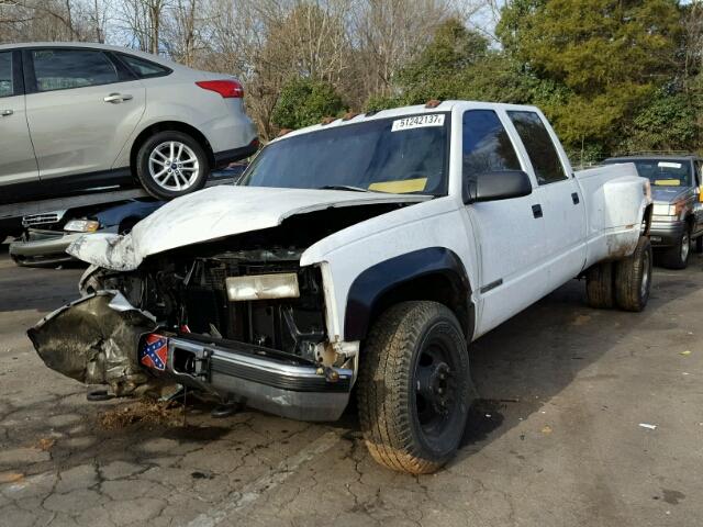 1GTHK33F5TF021474 - 1996 GMC SIERRA K35 WHITE photo 2