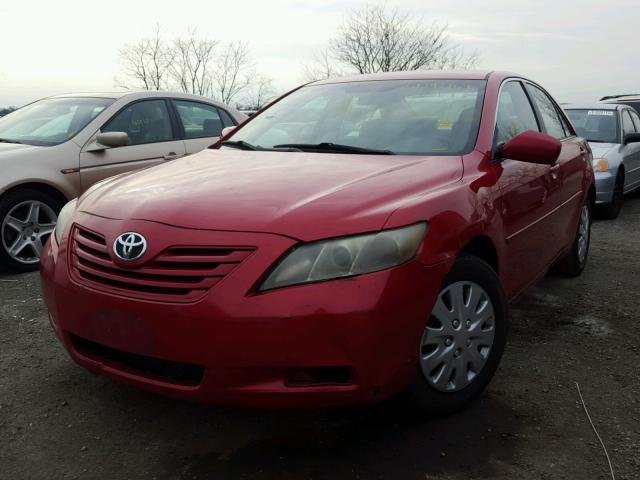 4T1BE46K27U135375 - 2007 TOYOTA CAMRY NEW RED photo 2