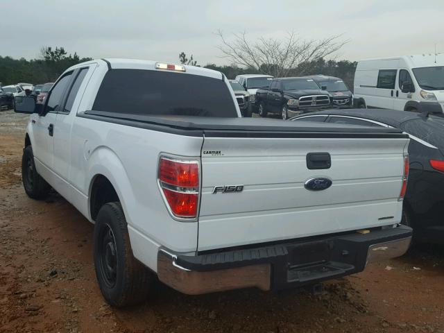 1FTEX1CM7DFC13732 - 2013 FORD F150 SUPER WHITE photo 3