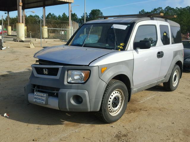 5J6YH18374L012015 - 2004 HONDA ELEMENT LX SILVER photo 2