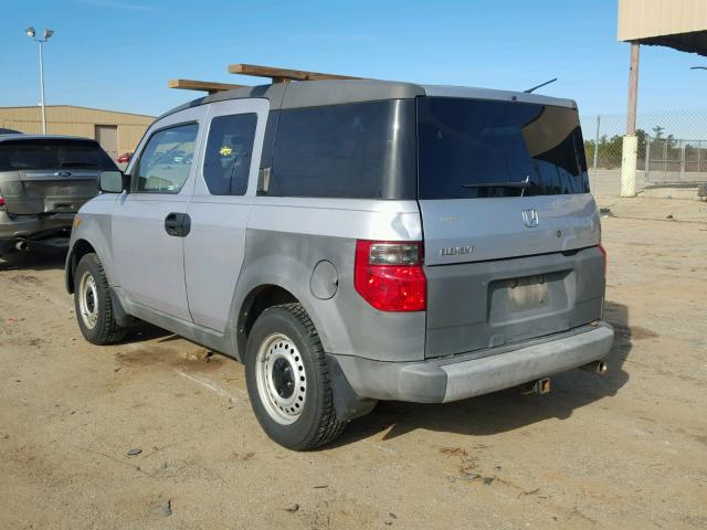 5J6YH18374L012015 - 2004 HONDA ELEMENT LX SILVER photo 3