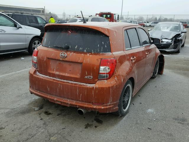 JTKKU10438J030632 - 2008 TOYOTA SCION XD ORANGE photo 4