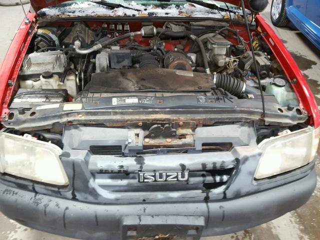 1GGCS1449V8654853 - 1997 ISUZU HOMBRE RED photo 7