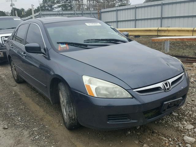 1HGCM56797A054793 - 2007 HONDA ACCORD EX GRAY photo 1