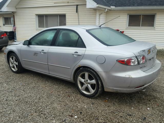 1YVHP80D865M51294 - 2006 MAZDA 6 S SILVER photo 3