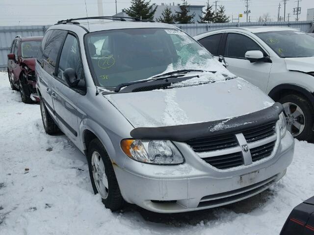 1D4GP45R07B217882 - 2007 DODGE CARAVAN SX SILVER photo 1