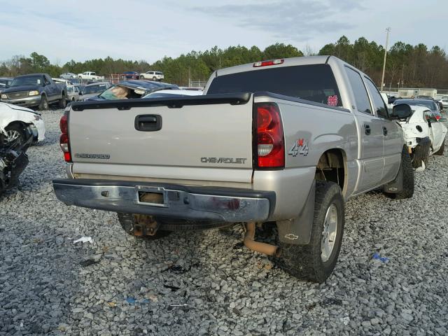 2GCEK13T041353327 - 2004 CHEVROLET SILVERADO SILVER photo 4