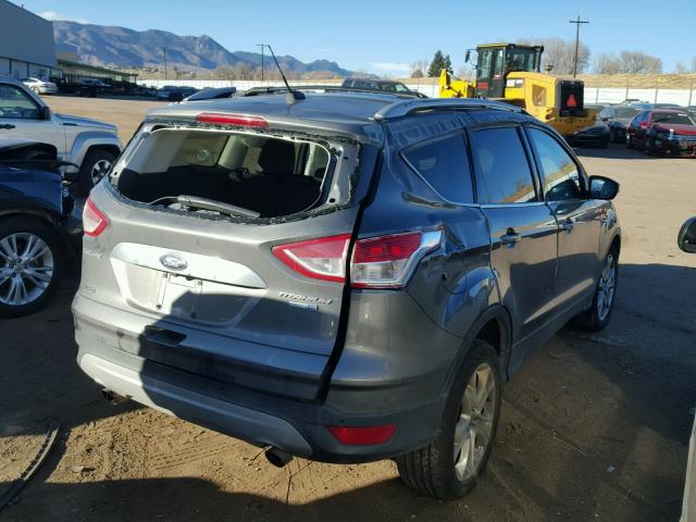 1FMCU9J91EUB62850 - 2014 FORD ESCAPE TIT GRAY photo 4