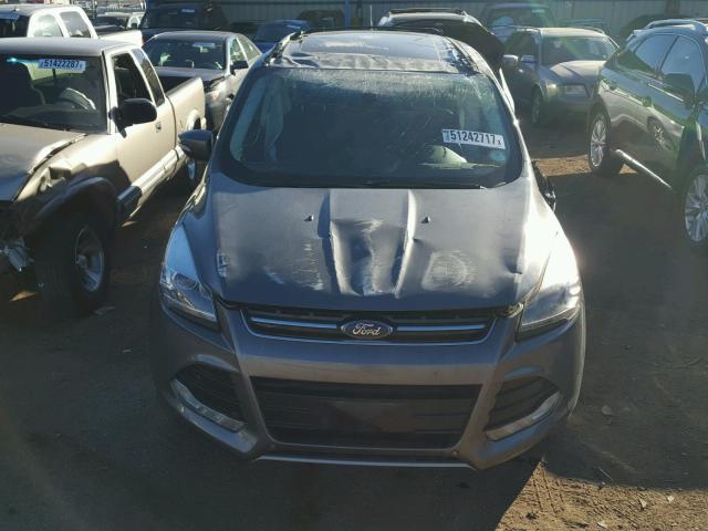 1FMCU9J91EUB62850 - 2014 FORD ESCAPE TIT GRAY photo 9