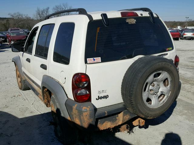 1J4GK48K97W507339 - 2007 JEEP LIBERTY SP WHITE photo 9