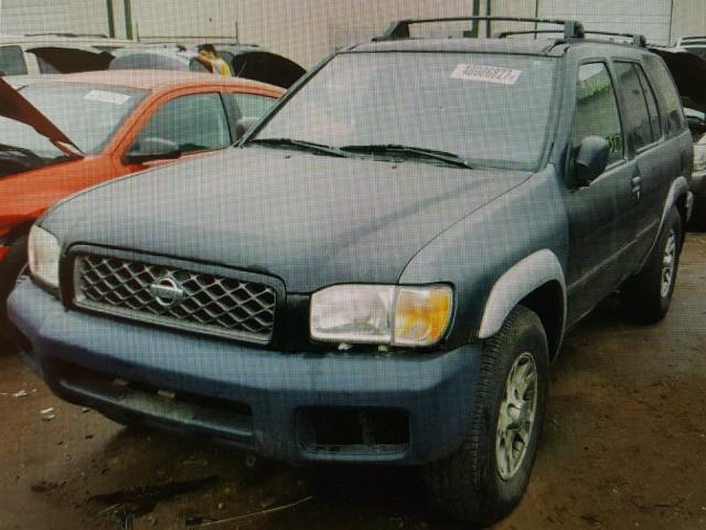 JN8DR07Y71W508584 - 2001 NISSAN PATHFINDER BLACK photo 2