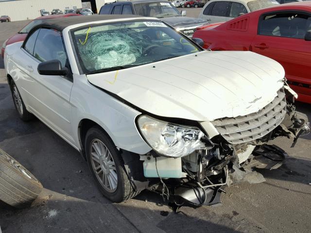 1C3LC45KX8N271382 - 2008 CHRYSLER SEBRING WHITE photo 1