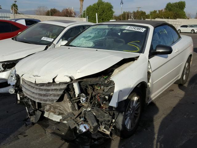 1C3LC45KX8N271382 - 2008 CHRYSLER SEBRING WHITE photo 2